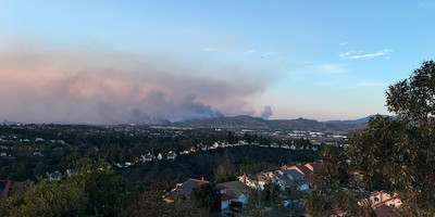 2020 Silverado Fire as viewed from Mission Viejo